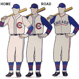 chicago cubs uniforms history