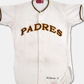 1970 Nate Colbert Game Worn & Signed San Diego Padres Jersey