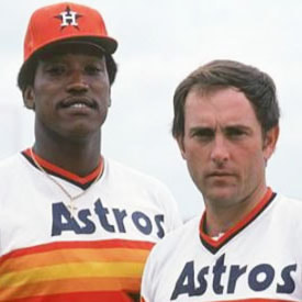 Bill Doran Jersey - Houston Astros 1980 Home MLB Baseball