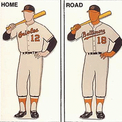 Custom 1960's Baltimore Orioles Away Majestic Throwback MLB