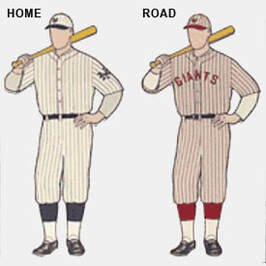 New York Giants 1934 uniform artwork, This is a highly deta…